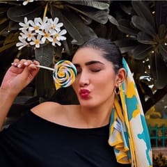 Freeque -  Lemony blue meringue | Scarf