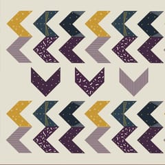 Freeque -  Purple Yellow Chevron | Scarf