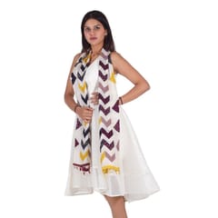 Freeque -  Purple Yellow Chevron | Scarf