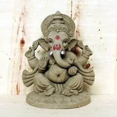 Craftlipi-Lord Ganesh | Eco Friendly - Water Soluble Ganpati Ji | Made of Pure Clay | By Craftlipi