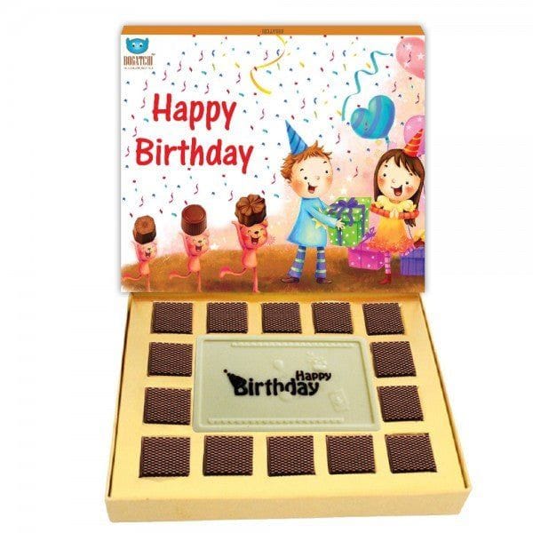 BOGATCHI Birthday Gifts, Chocolate Candy Box, 15 Pieces