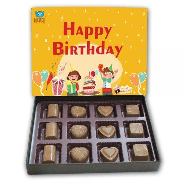 BOGATCHI  Birthday Gifts ,Dark Chocolates, 120 g