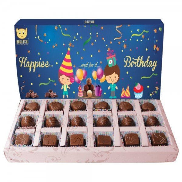 BOGATCHI Birthday Gifts, Dark Chocolates, 180 g