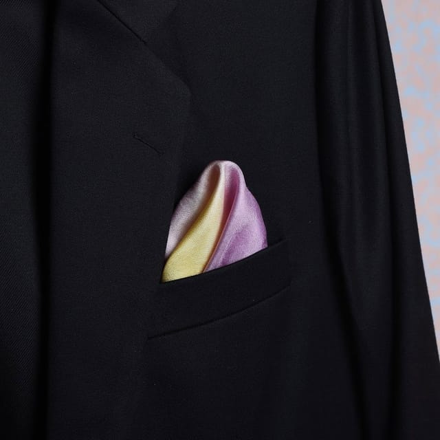 Freeque -  Ombre Yellow-Purple | Pocket Square