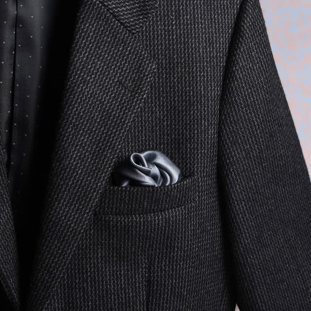 Freeque -  Solid Grey | Pocket Square