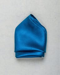 Freeque -  Solid Teal Blue | Pocket Square