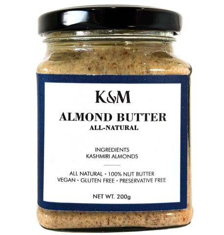 Kanz & Muhul - all,grocery-Natural Almond Butter - 200 grams