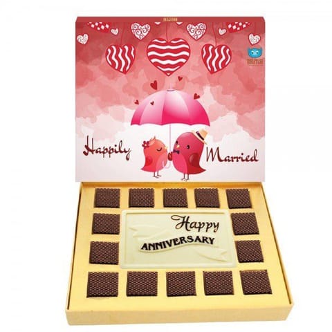 BOGATCHI Anniversary Gift , Dark Chocolates,  260 g
