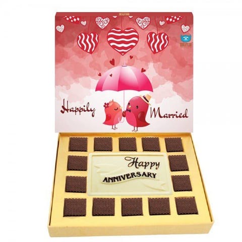 BOGATCHI Anniversary Gift , Dark Chocolates,  260 g