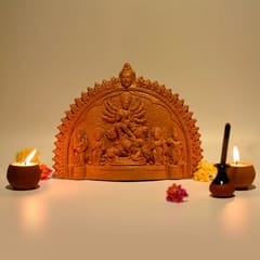 Craftlipi-Goddess Durga Family Little Idol (Combo Pack Puja Kit)