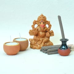 Craftlipi-Little Ganesh Gift Pack 4 (Combo Pack Puja Kit)