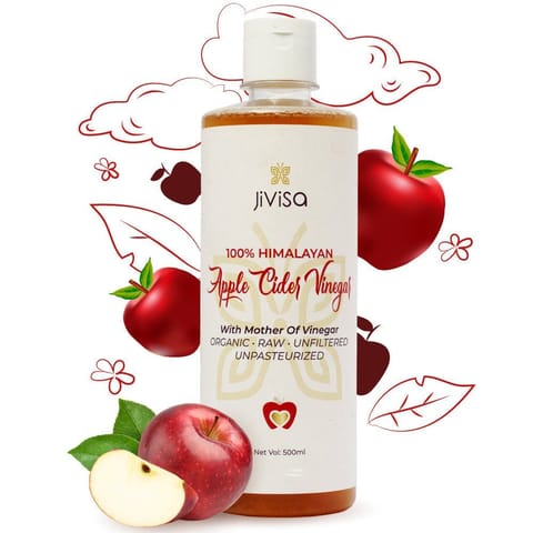 JiViSa-Apple Cider Vinegar with Mother | Raw Himalayan & Organic