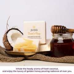 JiViSa-Coconut & Honey Ayurvedic Soap