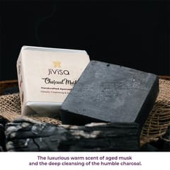 JiViSa-Charcoal Musk Ayurvedic Soap