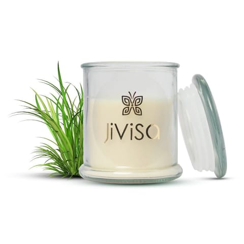 JiViSa-Lemongrass Soy Wax Candle