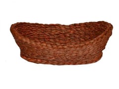 Dharini Sabai Grass Oval Basket Small (Rust)