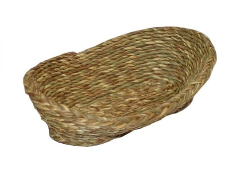 Dharini Sabai Grass Oval Basket Small (Natural)
