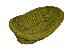 Dharini Sabai Grass Oval Basket Small (Green)