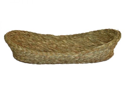 Dharini Sabai Grass Oval Basket Large (Natural)