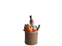 India Craft Art - Natural Jute Multipurpose Storage Basket | Large