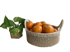 India Craft Art - Jute Storage Basket for Fruits