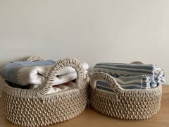 India Craft Art - Jute Storage Basket for Fruits
