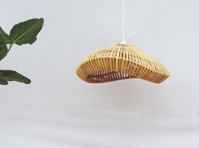 Kirti Jalan Design Studio - Alokik Cane Hanging Lamp (Big)