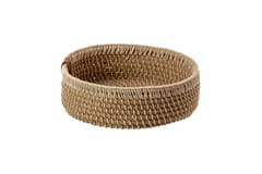 India Craft Art - Natural Jute - Multipurpose  Basket - Organizer Basket MEDIUM