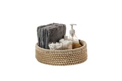 India Craft Art - Natural Jute - Multipurpose  Basket - Organizer Basket MEDIUM