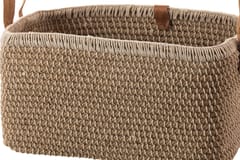 India Craft Art - Rectangular Jute Multipurpose - Wardrobe- Organizer - Storage -  Basket