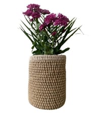 India Art Craft - Natural Jute Planter/ Storage / Organizer/ Side Table Accessory