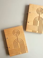 Studio Indigene - A5 Size Sketchbook with Birchwood Cover-Design 2