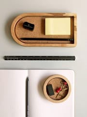 Studio Indigene - Birch Wood - Dyad Desktop Organizer