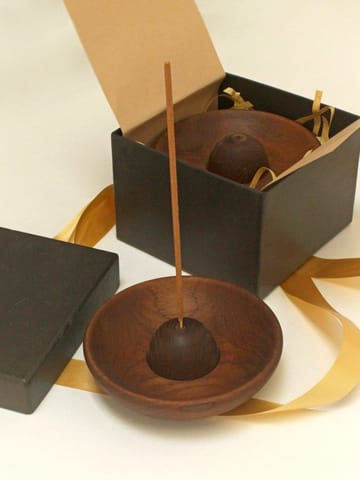 Studio Indigene - Teak Wood - Agar Incense Holder