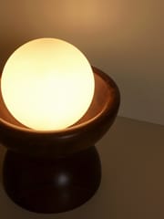 Studio Indigene - Teak Wood Semisos Table Lamp