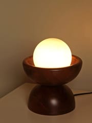 Studio Indigene - Teak Wood Semisos Table Lamp