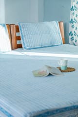 SootiSyahi 'Vertical Garden' Handblock Printed Cotton Bedsheet