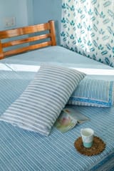 SootiSyahi 'Vertical Garden' Handblock Printed Cotton Bedsheet