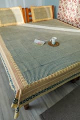 SootiSyahi 'Classic Consorts' Handblock Printed Cotton Bedsheet