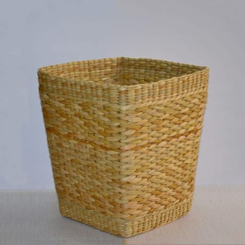 Dharini Kauna Waste Basket/ Bin (Natural)