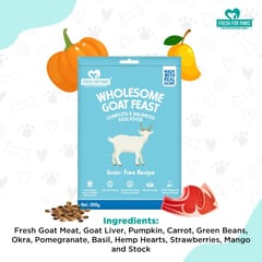 Fresh For Paws - Wholesome Goat Feast Food for Pet Dogs & Cats  - 300 gram