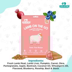 Fresh For Paws - Lamb On The Go Food for Pet Dogs & Cats  - 300 gram