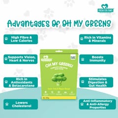 Fresh For Paws - Oh My Greens Food for Pet Dogs - 300 gram