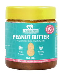 Fresh For Paws - Peanut Butter Treat for Pet Dogs & Cats - 100 gram