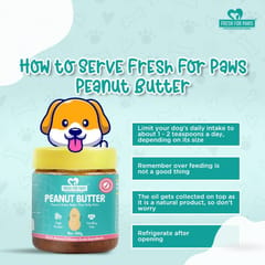 Fresh For Paws - Peanut Butter Treat for Pet Dogs & Cats - 100 gram