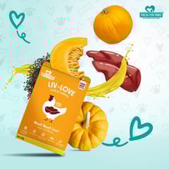 Fresh For Paws - Liv- Love ( Pumpkin) Meal Topper for Pet Dogs & Cats - 80 gram