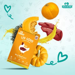 Fresh For Paws - Liv- Love ( Pumpkin) Meal Topper for Pet Dogs & Cats - 80 gram