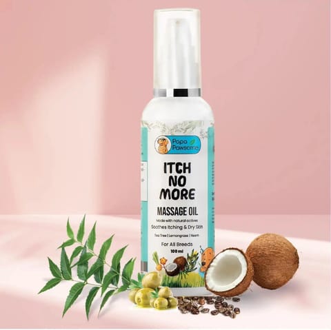 Papa Pawsome - Itch No More Massage Oil for Dog, 100 ml