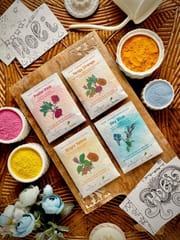 Plantables-Rangrez - Holi Art Kit | Eco-friendly Holi Gulals | Seed Paper Art Postcards | Gift Set