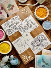 Plantables-Rangrez - Holi Art Kit | Eco-friendly Holi Gulals | Seed Paper Art Postcards | Gift Set